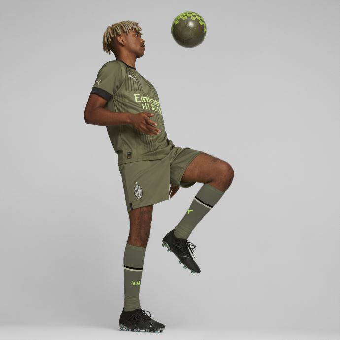 Mousse Vert Foncé-mousse Printanière Puma Canada A.c. Maillot Réplique Milan Third 22-23 Homme
