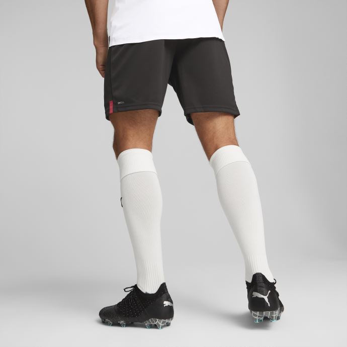 Puma Canada Noir-tango Rouge A.c. Milan 22-23 Réplique Short Hommes
