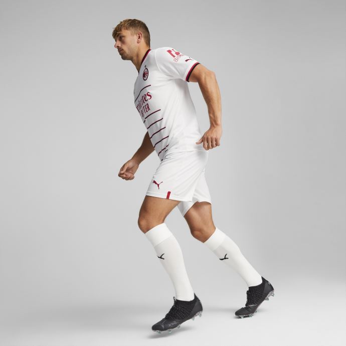 Blanc-tango Rouge Puma Canada A.c. Milan 22-23 Réplique Short Hommes