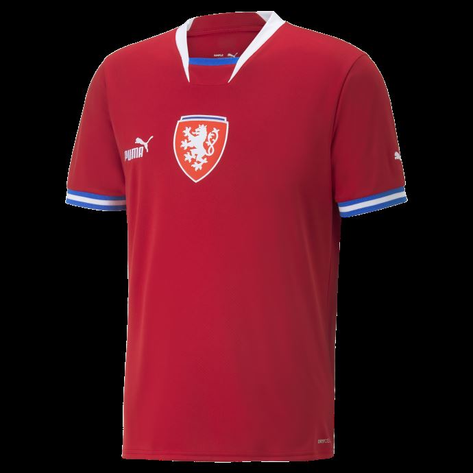 Chandail Piment République Tchèque Domicile 22-23 Réplique Hommes Puma Canada
