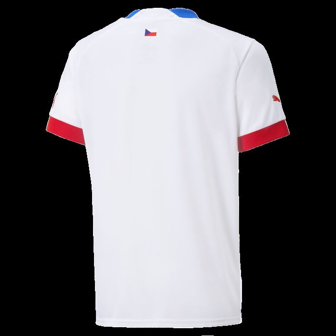 Puma Canada Blanc République Tchèque Loin 22-23 Réplique Maillot Jeunesse