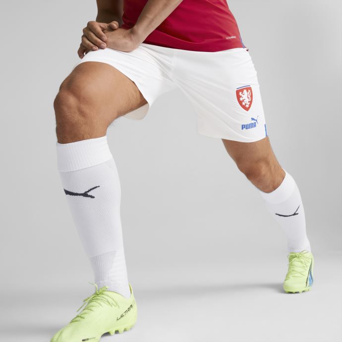 Blanc Puma Canada République Tchèque 22-23 Promo Short Hommes