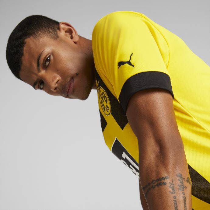 Puma Canada Borussia Dortmund Home 22-23 Réplique Maillot Hommes Cyber Jaune