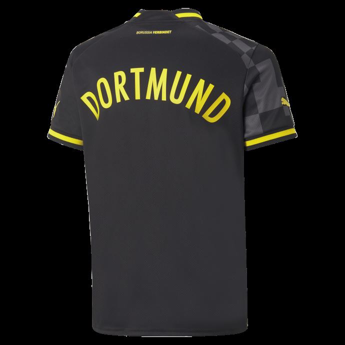 Borussia Dortmund Away 22-23 Replica Maillot Jeunesse Noir-asphalte Puma Canada