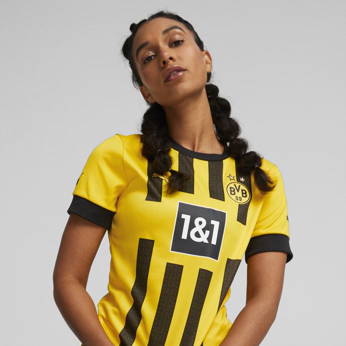Maillot Borussia Dortmund Home 22-23 Cyber Jaune Réplique Femme Puma Canada
