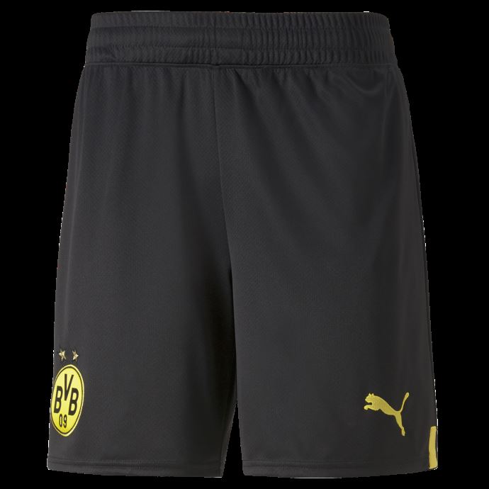 Puma Canada Borussia Dortmund 22-23 Réplique Short Hommes Noir-cyber Jaune

