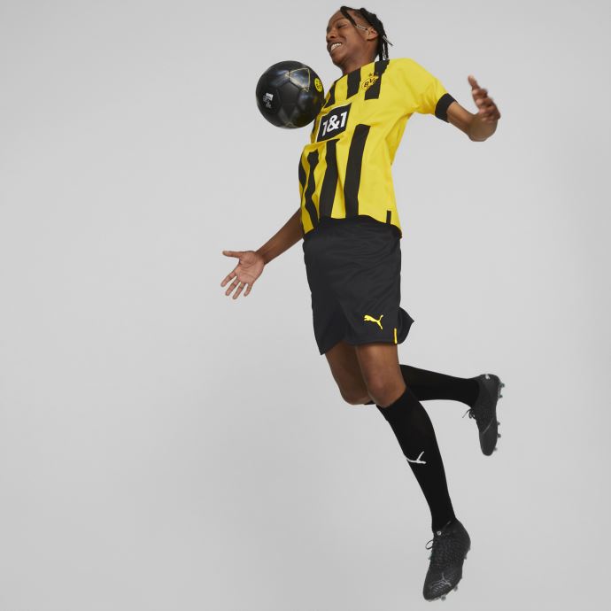 Puma Canada Noir-cyber Jaune Borussia Dortmund 22-23 Réplique Short Hommes
