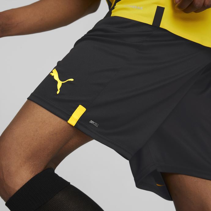 Puma Canada Noir-cyber Jaune Borussia Dortmund 22-23 Réplique Short Hommes
