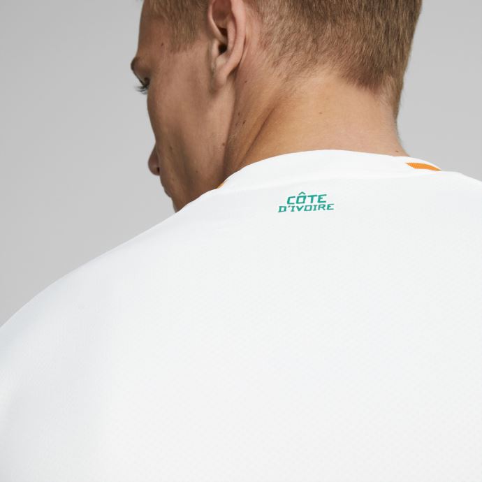 Maillot Réplique Côte D'ivoire Extérieur 22-23 Hommes Blanc-vert Puma Canada
