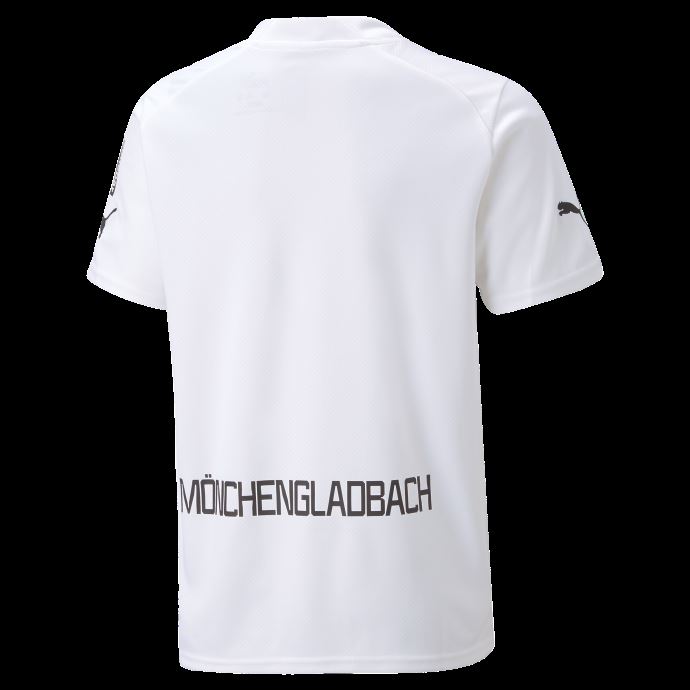 Puma Canada Blanc-noir-power Vert Borussia M Nchengladbach Domicile 22-23 Réplique Maillot Jeunesse
