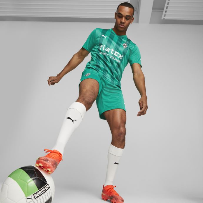 Puma Canada Borussia M Nchengladbach Away 22-23 Maillot Réplique Hommes Vert Poivre-vert Alpin
