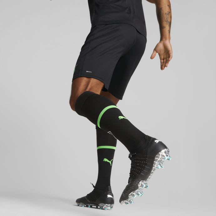 Puma Canada Black-phantom Noir-vert Borussia M Nchengladbach 22-23 Réplique Short Hommes
