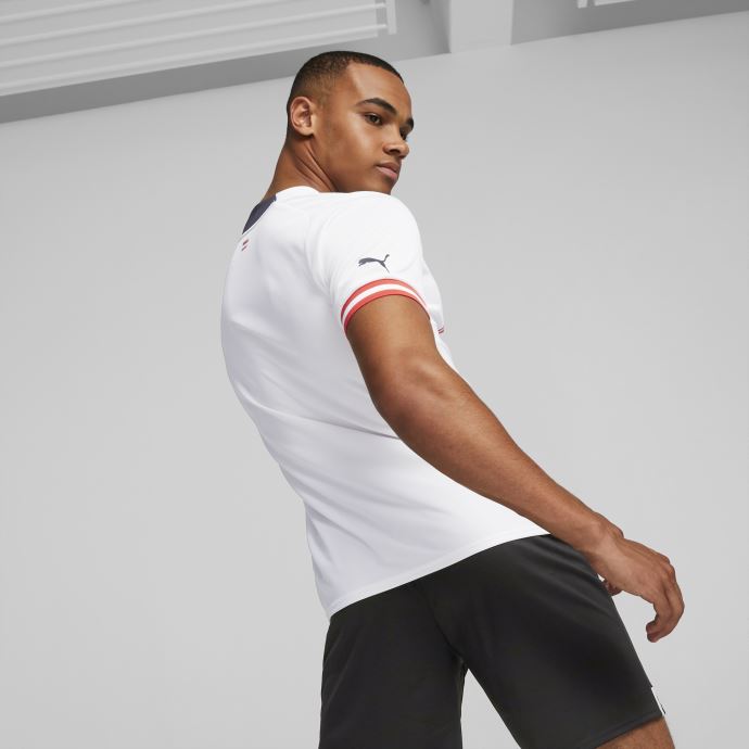 Maillot Réplique Autriche Extérieur '22-'23 Homme Puma Canada Blanc-noir