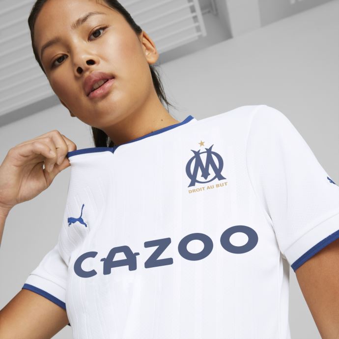 Puma Canada White-limoges Olympique De Marseille Home 22-23 Replica Jersey Women
