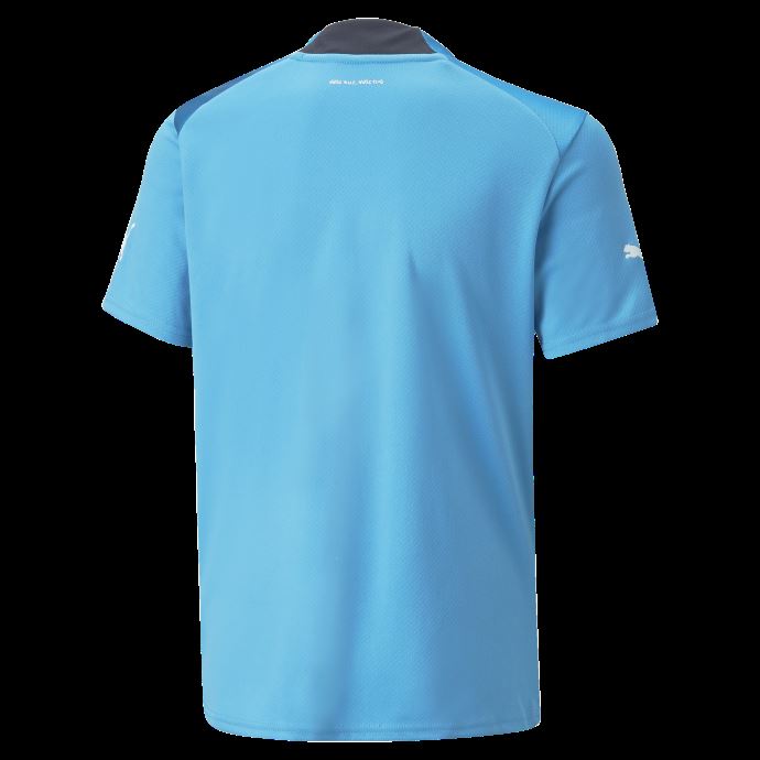 Olympique De Marseille Third 22-23 Replica Jersey Youth Puma Canada Bleu Azur-mykonos Blue