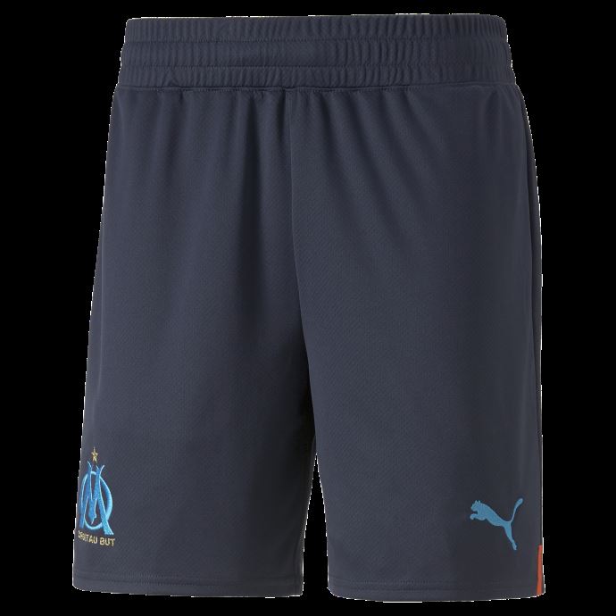 Puma Canada Olympique De Marseille 22-23 Replica Shorts Men Parisian Night-bleu Azur
