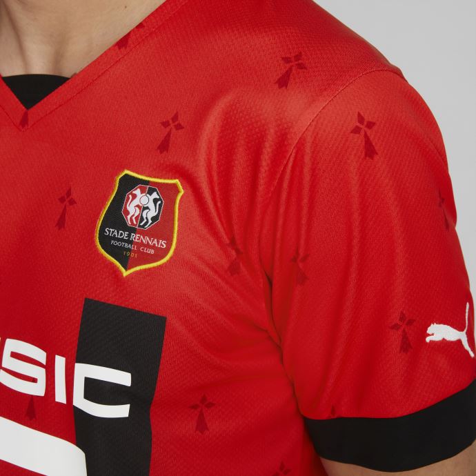 Puma Canada Stade Rennais F.c. Home 22-23 Replica Jersey Men Red-black