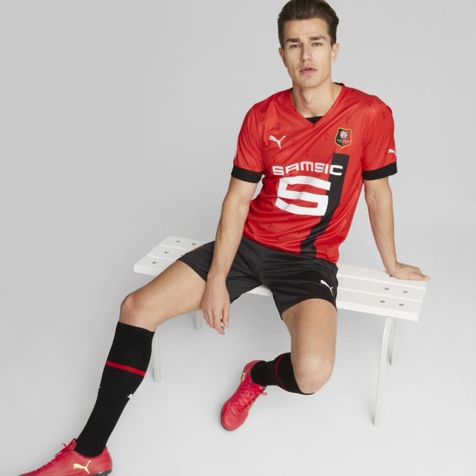 Puma Canada Stade Rennais F.c. Home 22-23 Replica Jersey Men Red-black
