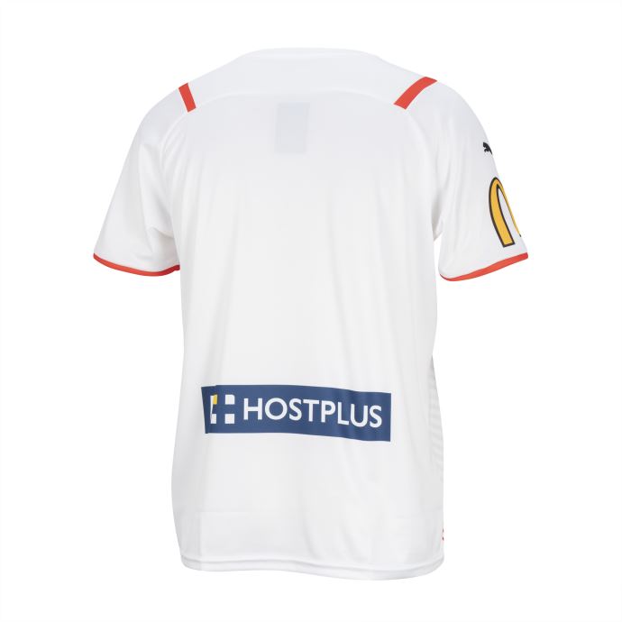 Puma Canada Blanc-rouge-fcmc Melbourne City Fc Réplique Troisième Maillot Jeunesse 2021-22