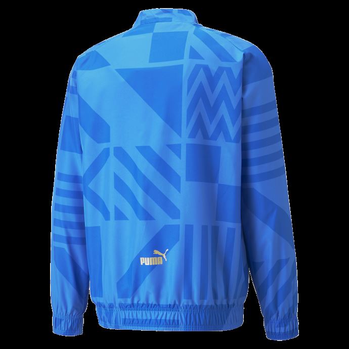 Puma Canada Ignite Blue-electric Blue Italy Football Prematch Home Veste Hommes
