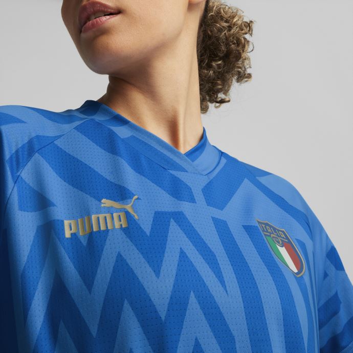 Puma Canada Ignite Blue-electric Blue Italy Football Prématch Maillot Femmes