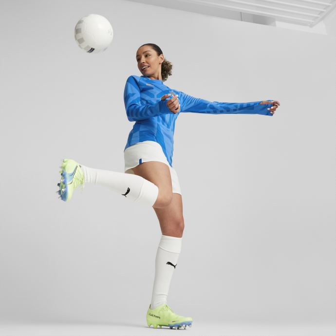 Puma Canada Ignite Blue-electric Blue Italy Football Prematch Home Sweatshirt
