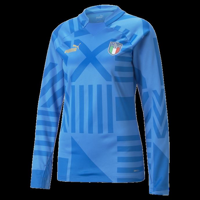 Puma Canada Ignite Blue-electric Blue Italy Football Prematch Home Sweatshirt
