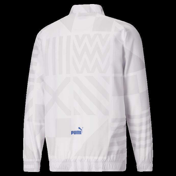 Blouson Italia Soccer Prematch Away Homme Blanc-gris Plume Puma Canada
