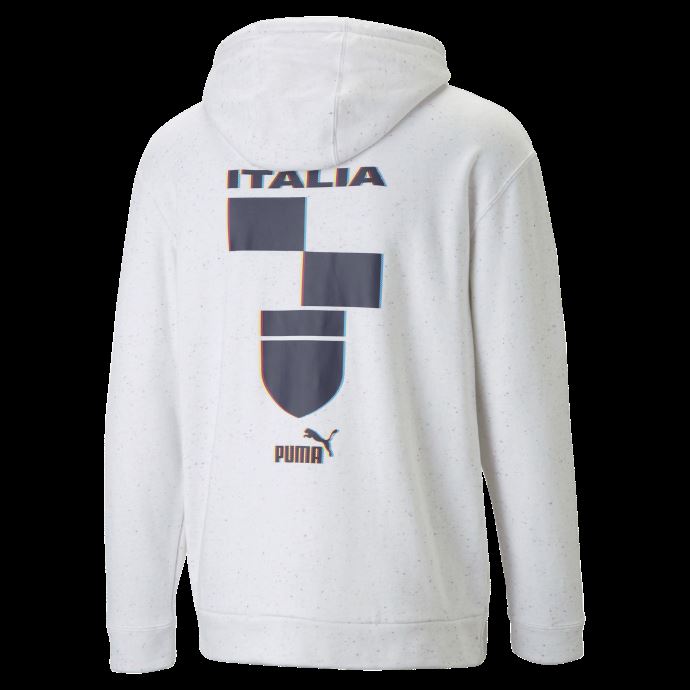 Italie Ftblculture Sweat à Capuche Homme Puma Canada Blanc Chiné