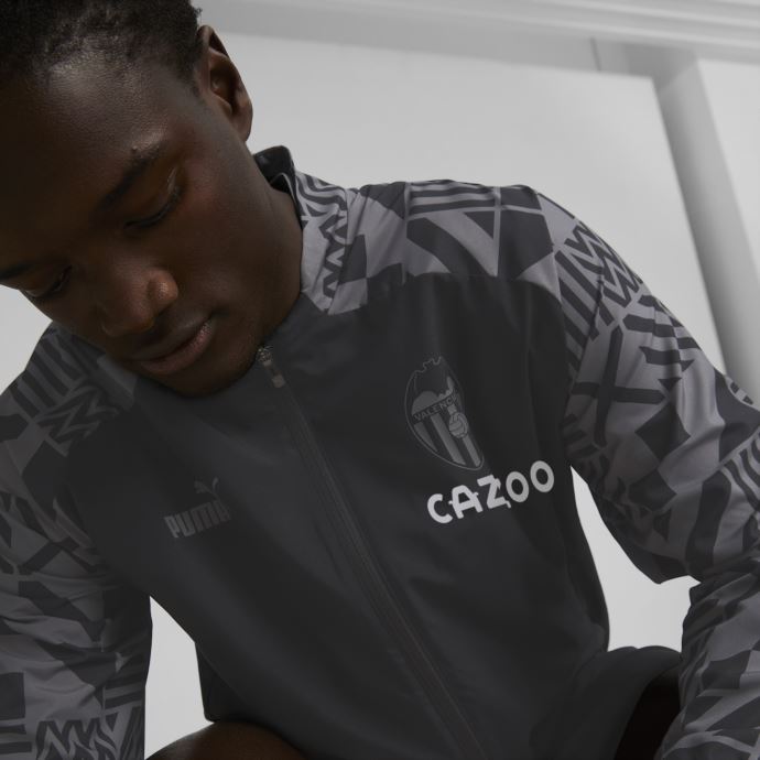 Puma Canada Valencia Cf Football Prématch Veste Hommes Noir-castlerock