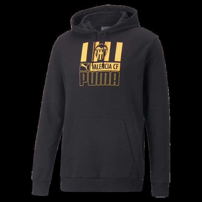 Noir-deep Abricot Valencia Cf Football Ftblcore Hoodie Hommes Puma Canada
