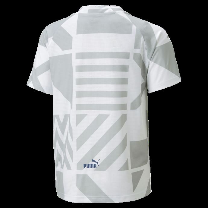 Puma Canada White-limoges Olympique De Marseille Football Prematch Jersey Youth