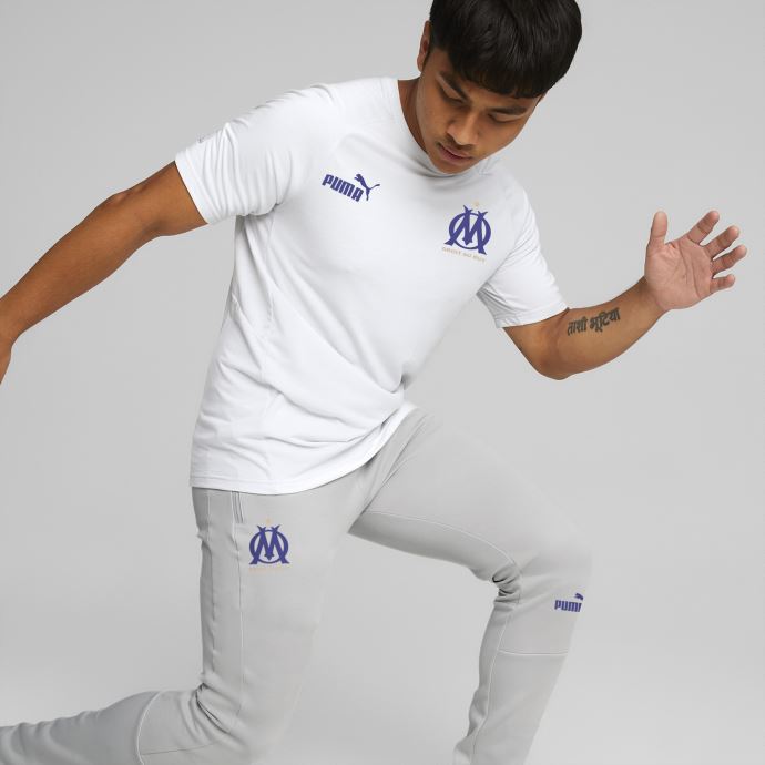 Harbor Mist-limoges Olympique De Marseille Football Casuals Pants Men Puma Canada
