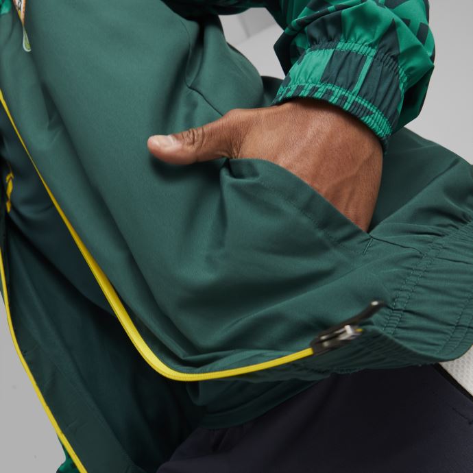 Sénégal Football Prematch Veste Hommes Puma Canada June Bug-pepper Green