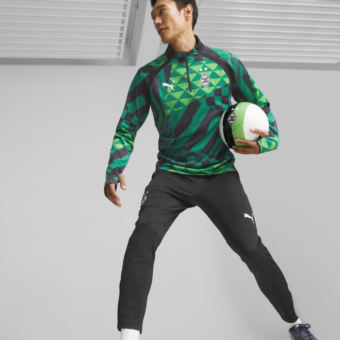 Puma Canada Black-power Green Borussia M Nchengladbach Pantalon D'entraînement De Football Hommes