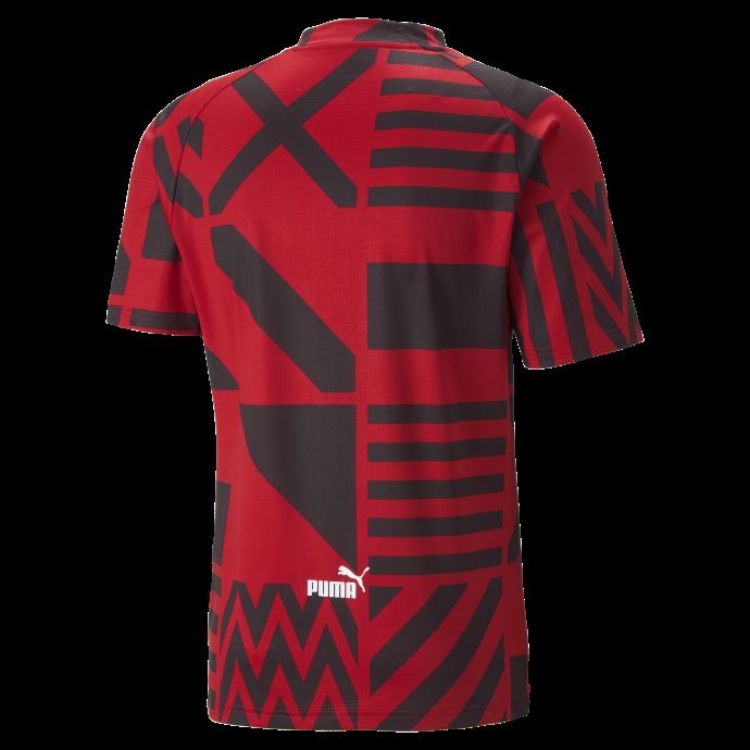 Tango Rouge -blanc A.c. Maillot Prématch Football Milan Jeunesse Puma Canada