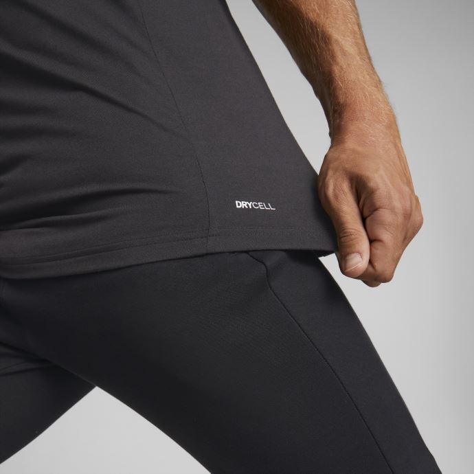 Puma Canada A.c. Milan Football Casuals Tee Hommes Noir-asphalte