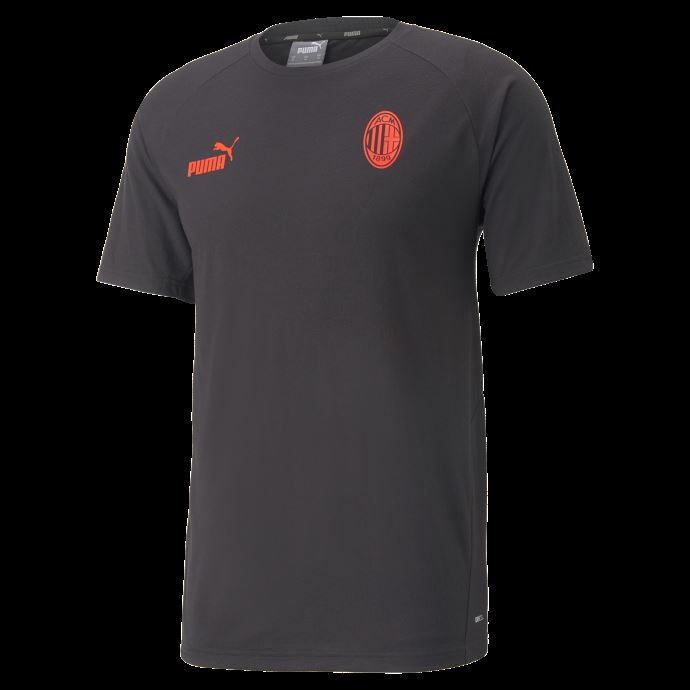 Puma Canada A.c. Milan Football Casuals Tee Hommes Noir-asphalte
