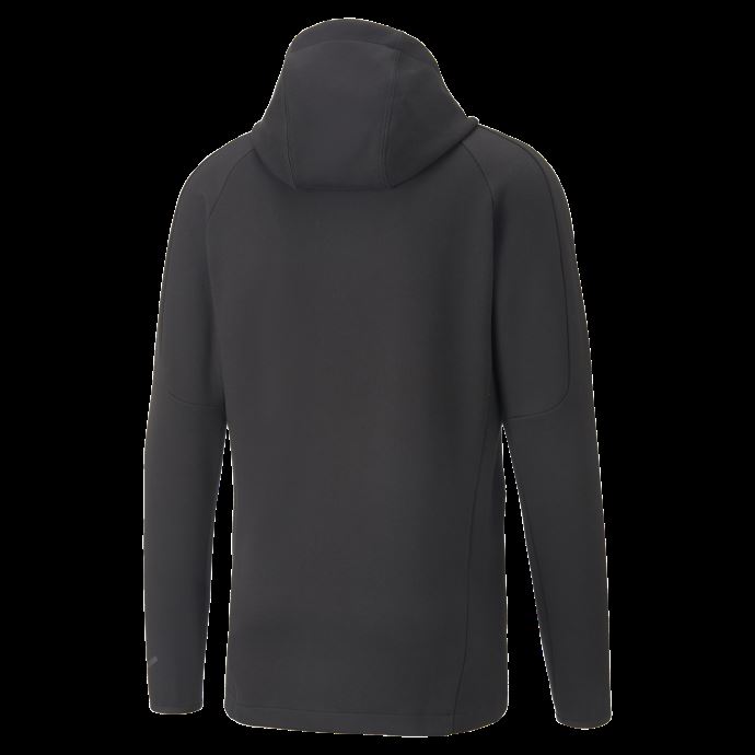 Puma Canada Noir-asphalte A.c. Milan Football Casuals Veste à Capuche Hommes
