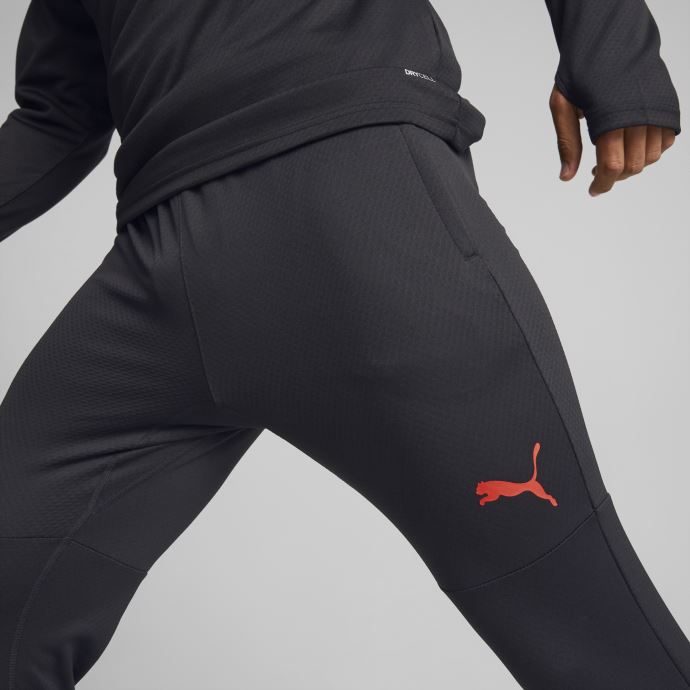 Puma Canada A.c. Noir-asphalte Pantalon D'entraînement De Football Milan Hommes

