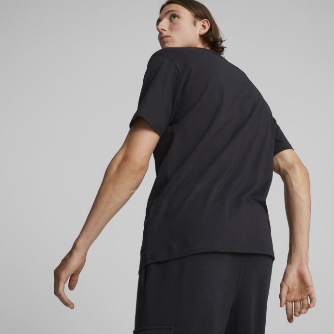 A.c. T-shirt Milan Ftblculture Hommes Noir-tango Rouge Puma Canada