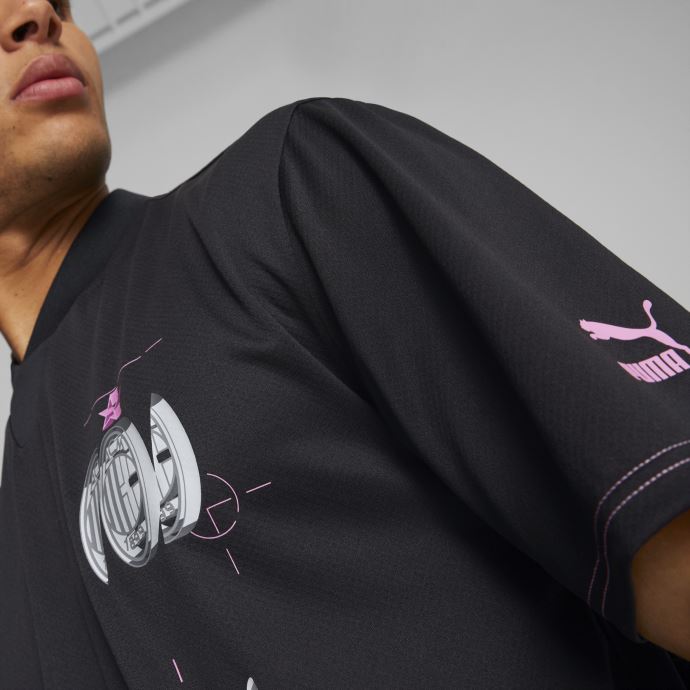 A.c. Maillot Milan Ftblstatment Homme Puma Canada Noir-opera Mauve