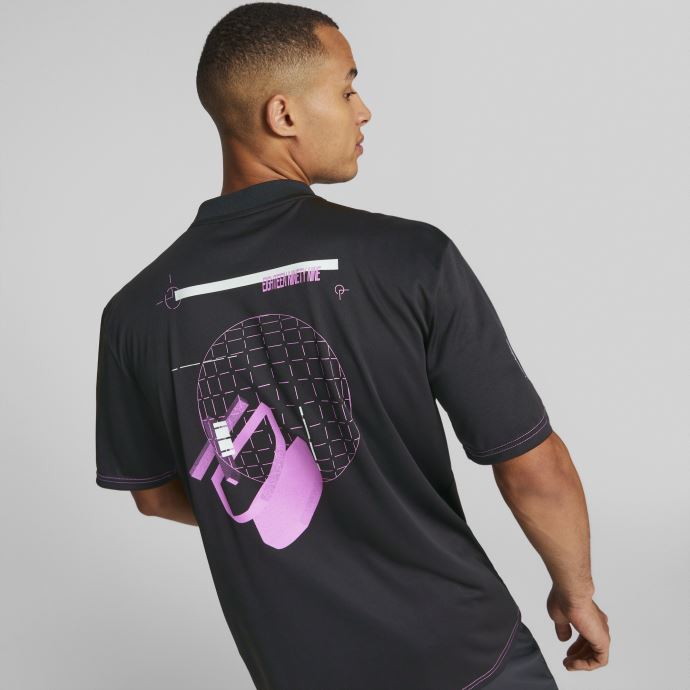 A.c. Maillot Milan Ftblstatment Homme Puma Canada Noir-opera Mauve
