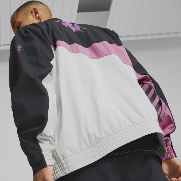 Puma Canada A.c. Milan Veste Tissée Ftblstatement Hommes Black-opera Mauve
