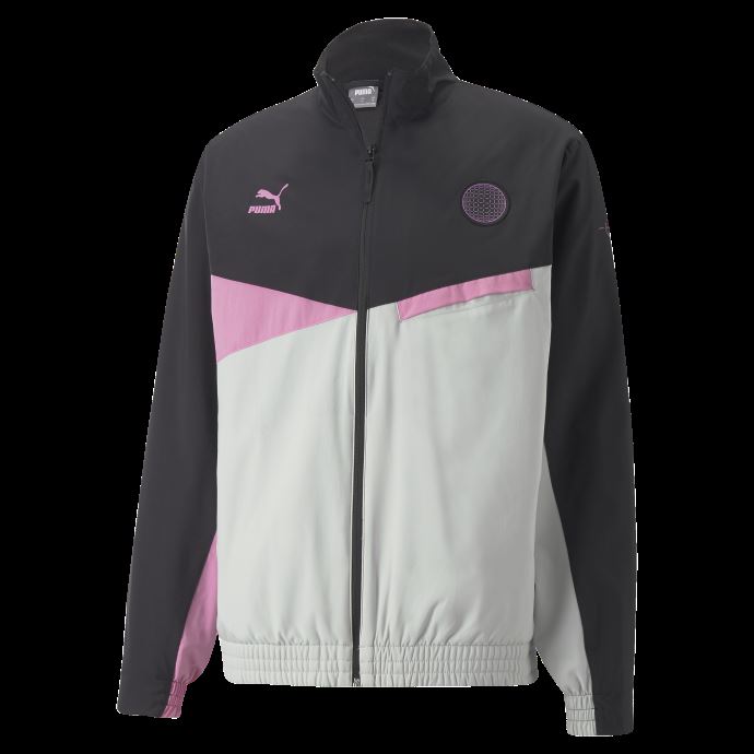 Puma Canada A.c. Milan Veste Tissée Ftblstatement Hommes Black-opera Mauve
