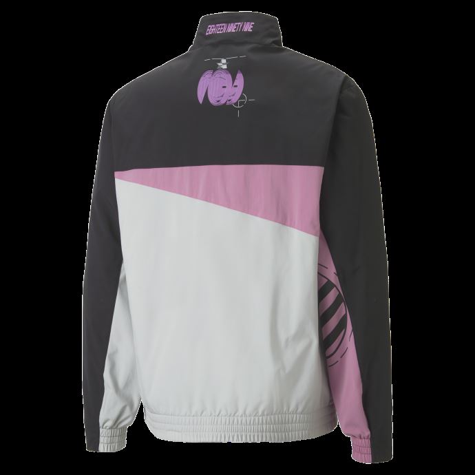 Puma Canada A.c. Milan Veste Tissée Ftblstatement Hommes Black-opera Mauve
