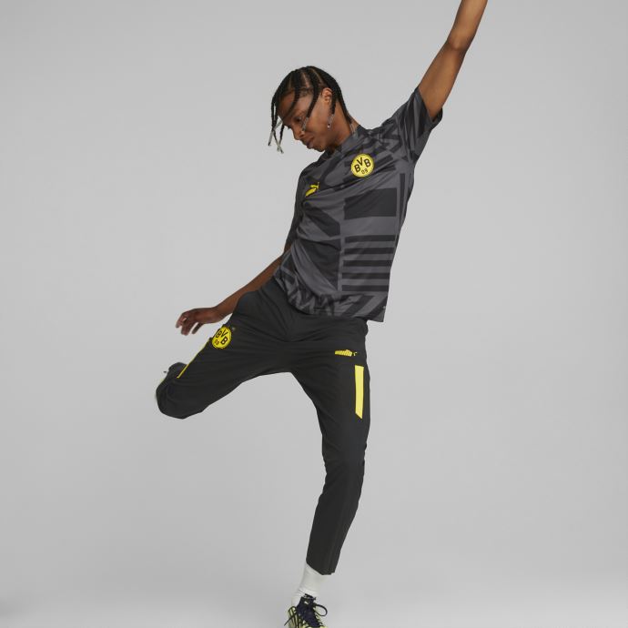 Maillot Prématch Borussia Dortmund Soccer Homme Noir-asphalte Puma Canada
