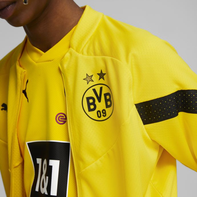 Borussia Dortmund Veste D'entraînement De Football Hommes Cyber Jaune Puma Canada
