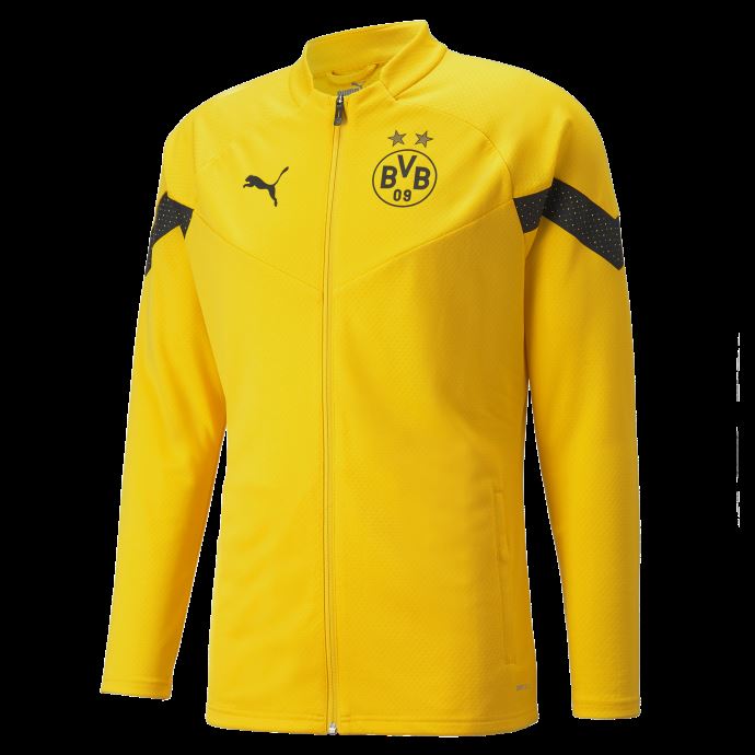 Borussia Dortmund Veste D'entraînement De Football Hommes Cyber Jaune Puma Canada

