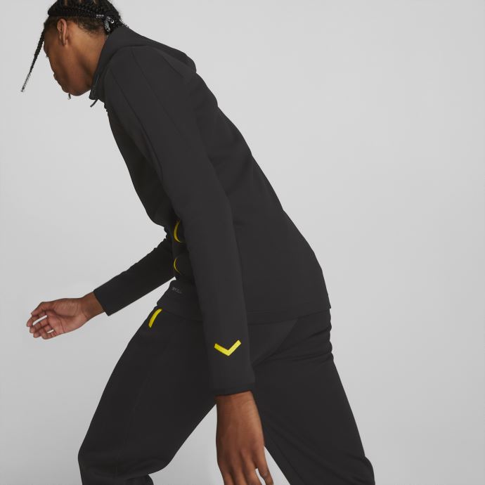 Borussia Dortmund Football Casuals Veste à Capuche Hommes Puma Canada Noir
